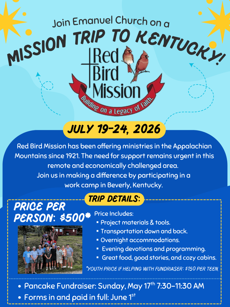 red bird mission flyer